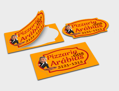 Adesivo de Papel 13x19cm - 4x0 - 50 unid