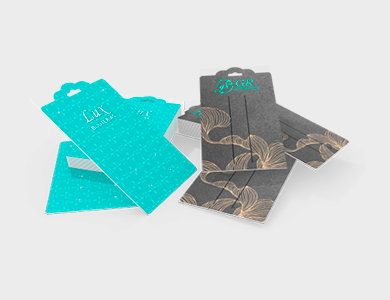 Cartela de Bijuteria Formatos Especiais Couchê 250g Verniz Total Frente 10x15cm - 4x0 - 500 unid