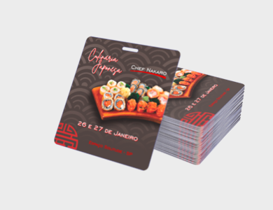 Credencial com Furo Presilha Supremo 300g Sem Verniz 9x15 cm - 4x1 - 25 unid