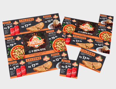 Folha Cupom de Desconto Couchê 120g Sem Verniz 9 Espaços 21x21 cm - 4x1 - 1000 unid