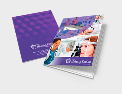 Pasta com Orelha e Janela Couchê 300g Sem Verniz 31x45  - 4x0 - 100 unid